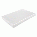 MATFER - PLANCHE À DÉCOUPER PEHD 500 POLYÉTHYLÈNE 530 X 530 X 325 MM BLANC - 130317