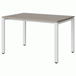 TABLE MALIBU 120X80 T5 SOUDÉ STR ABS GRIS U727/BLC 9016