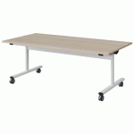 TABLE MALIBU RAB. 160X80 T3 DL STRA ABS ACACIA/BLC 9016
