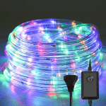 VINGO - TUBE LUMINEUX LED EXTÉRIEUR/INTÉRIEUR ÉCLAIRAGE TUBE LUMINEUX CHAÎNE LUMINEUSE 30M RGB - RGB