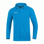 VESTE RUNNING À CAPUCHON ENFANT - JAKO - RUN 20 BLEU JAKO