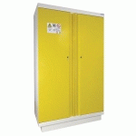 ARMOIRE DE SÉCURITÉ EN 14470-1 HAUTE 2 PORTES JAUNES - 250L - TRIONYX