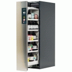 ARMOIRE V-MOVE-90 V90.196.045.VDAC:0013 GRIS/ACIER INOXYD. - ASECOS