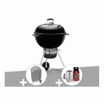 WEBER - BARBECUE MASTER-TOUCH GBS 57 CM NOIR + HOUSSE + KIT CHEMINÉE