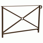 BARRIÈRE HÉRITAGE SIMPLE CROIX 1.50 M SIMPLE CROSSE MAR 8017 - PROCITY