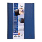 EXACOMPTA PROTÈGE-DOCUMENTS EXACOMPTA VEGA - 20 POCHETTES - BLEU (PRIX À L'UNITÉ)