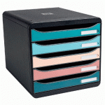 MODULE DE RANGEMENT BIG BOX PLUS 5 TIROIRS SKANDI, COULEURS ASSORTIES