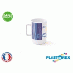 MUG 30CL DIAM 7,5 - 10 CM MELAMINE BLANCHE DECOR NAUTISME