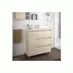 SALLE DE BAIN ARENYS 855 1 PORTE GAUCHE CHÊNE CALÉDONIE - SALGAR 85133