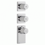 THERMOSTATIQUE À ENCASTRER BLOCK SYSTEM AVEC FERMETURE ET RÉGLAGE DU DÉBIT. (4 VOIES) - TRES 20635499