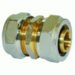 UNION ÉGALE À COMPRESSION POUR TUBE MULTICOUCHE - DIAM 20 MM BOUTTÉ