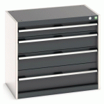 ARMOIRE D\'AT. À TIR. CUBIO SL-857-4.1 GRIS CLAIR/ANTHRACITE - MANUTAN COLLECTIVITÉS