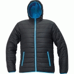 BLOUSON AVEC CAPUCHE CERVA L NOIR/BLEU