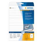 HERMA ETIQUETTES ENLEVABLES BLANCHES HERMA - 52,5 X 21,2 MM - BOITE DE 1400