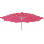 HHG - JAMAIS UTILISÉ] TOILE DE RECHANGE POUR PARASOL N19, TOILE DE RECHANGE POUR PARASOL, Ø 3M TISSU/TEXTILE 5KG PINK - PINK