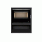 POÊLE À BOIS 9 KW AVEC RANGE BÛCHES - SL-695-S-BOX PORTIMAO TERMOFOC