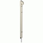 VERROU EN APPLIQUE DANAOS TIGE INOX L 536MM BLANC RAL9010 - LA CROISEE DS - DS6366-036