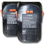 2X BATTERIES REMPLACEMENT POUR AEG L1850R, L1850R-X4, L1890RHD, L1860R-X4, L1860RHD POUR OUTIL ÉLECTRIQUE (1500 MAH, LI-ION, 18 V) - VHBW