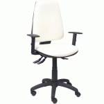 CHAISE ELCHE S BRAS RÉGLABLE SIMILICUIR - BLANC - PIQUERAS Y CRESPO