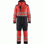 COMBINAISON HAUTE-VISIBILITÉ HIVER CLASSE 3 ROUGE/NOIR XXS - BLAKLADER