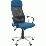 FAUTEUIL DE DIRECTION ESTERAS ACCOUDOIRS FIXES - TURQUOISE - FOROL