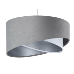 BPS KONCEPT - LAMPE SUSPENDUE GALAXY GRIS, BLANC, ARGENT 1 X E27 Ø 50CM H: 105CM DIMMABLE