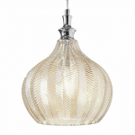 LUSTRE MODERNE GEA LUCE CLEOFE S11 E27 LAMPE À SUSPENSION LED EN VERRE OCRE