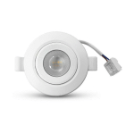 MIIDEX LIGHTING - SPOT LED ORIENTABLE CARAT II - 5W DIMMABLE ® BLANC-NEUTRE-4000K - DIMMABLE - BLANC