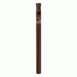 POTELET CENDRIER Ø 76 MM POMMEAU CITY - ZINC MARRON 8017 - PROCITY