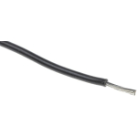 FILS DE CONNEXION RS PRO UL1007, 7 0,08 MM² 28 AWG, 300 V, PVC NOIR, 100M ( PRIX POUR BOBINE DE 100 MÈTRES )