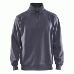 SWEAT COL CAMIONNEUR GRIS TAILLE XS - BLAKLADER