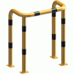 ARCEAU DOUBLE ARCEAU À CHEVILLER-JAUNE/NOIR-1000X1150MM - SCHAKE