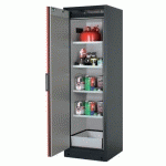 ARMOIRE SÉCURITÉ Q-PEGASUS-90 Q90.195.060.WDAC GRIS/ROUGE - ASECOS