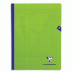 CAHIER BROCHURE CLAIREFONTAINE MIMESYS - 24X32 - 192 PAGES - SEYES - COUVERTURE POLYPROPYLENE - VERT