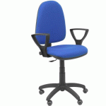 CHAISE AYNA BRAS FIXE ROUE PARQUET - BLEU - PIQUERAS Y CRESPO