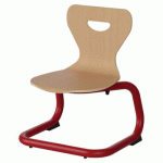 CHAISE MALIBU AST - T1 - COQUE HÊTRE / ALU ROUGE 3020 - MANUTAN EXPERT