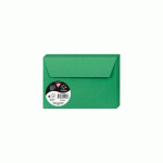 LOT DE 2 - PAQUET DE 20 ENVELOPPES POLLEN 114X162MM 120G/M2 - VERT SAPIN