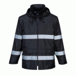 LOT DE 2 - PORTWEST F440 VESTE DE PLUIE IONA CLASSIC NOIR - TAILLE XXL