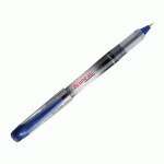 LOT DE 2 - STYLO ROLLER BRUNEAU À CAPUCHON POINTE 0,7 MM - ÉCRITURE MOYENNE BLEU