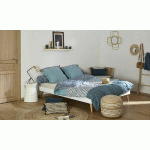 PACK LIT EUPHOR + MATELAS  BLANC 140X190 CM