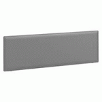 PANNEAU ACOUSTIQUE L 140 CM POUR BUREAUX DROITS - ARCH GRIS PERLE - FIXATION BLANCHE