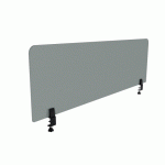 PANNEAU ÉCRAN ACOUSTIQUE AGATHE FLEXMUTE BLEU NUAGE - AVEC FIXATIONS À PINCES À ÉTAU POUR BUREAU L 160 X H 50 CM