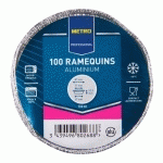 RAMEQUIN EN ALUMINIUM 133 ML (VENDU PAR 100)
