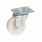 ROULETTE PIVOTANTE POLYAMIDE - 200 MM - 300 KG - ALÉSAGE LISSE AVL