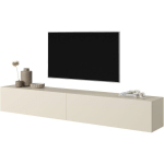 BISIRA - MEUBLE TV - 200 CM - TAUPE (GRIS-BEIGE) - SELSEY