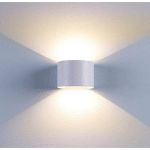 WOTTES - 6W LAMPE MURALE EXTÉRIEURE LED APPLIQUE MURALE INTÉRIEURE ÉTANCHE RÉGLABLE COULOIR ESCALIER PORCHE BLANC CHAUD - BLANC