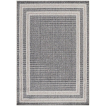 ALLOTAPIS - TAPIS EXTÉRIEUR ET INTÉRIEUR PLAT RUBA GRIS 60X100 - GRIS