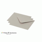 LOT DE 2 - PAQUET DE 20 ENVELOPPES POLLEN 125X138MM 120G/M² - ARGENT