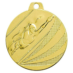 MÉDAILLE - NATATION - OR - 40 MM