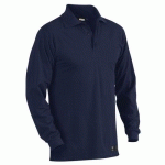 POLO PIQUÉ RETARDANT FLAMME INHÉRENT MARINE TAILLE XXXL - BLAKLADER